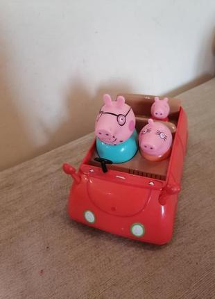 Машинка свинки пеппи машина свинка пеппа peppa pig музична