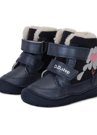 Зручні зимові шкіряні черевики d.d.step6 фото