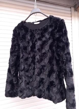 Эко шубка женская застегивается на верхний крючок