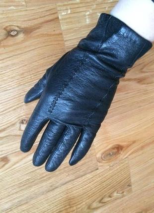Удобные кожаные перчатки размер м