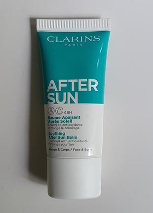 Бальзам после загара для повышения устойчивости загара clarins after sun soothing after sun balm1 фото