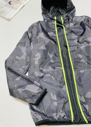 Двусторонняя ветровка / куртка admiral для бега, велосипеда, спорта. размер s- м7 фото