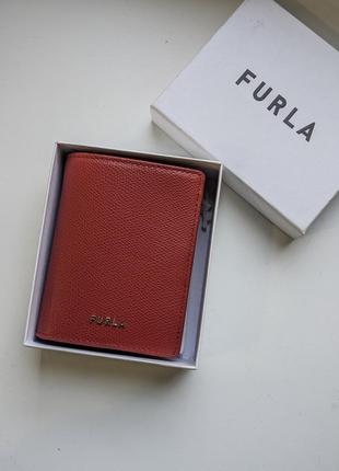 Кожаный женский кошелек furla bifold оригинал на подарок женщине/девочке