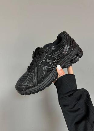 Унісекс кросівки new balance 1906r black leather premium