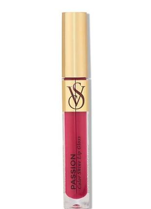 Блeск для губ victoria's secret passion color shine lip gloss (11 oz.)