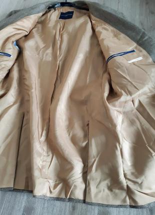 Пиджак коричневый шерсть 48 р4 фото