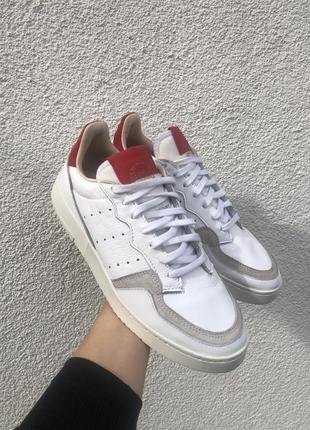 Adidas supercourt 'white scarlet'