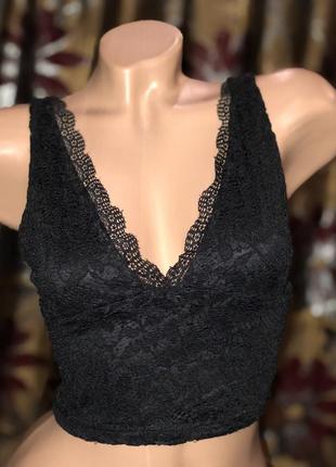 ⭐️ мереживний бюстгальтер бралет топ •75в