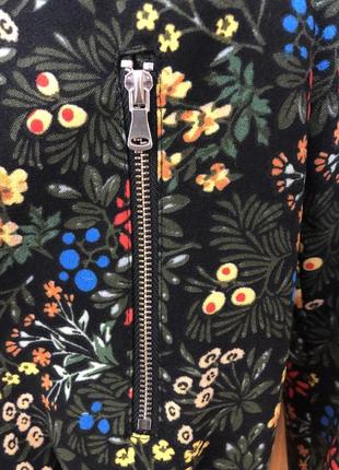 Бомбер в цветочный принт sinsay 3