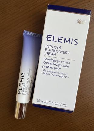 Крем для очей з пептидами elemis peptide4 eye recovery cream