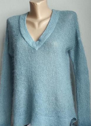 Светр джемпер h&m мохер вовна павутинка