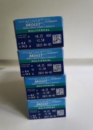 Контактные линзы 1-day acuvue moist contact lenses6 фото