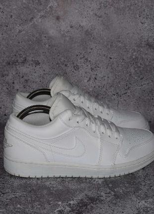 Nike air jordan 1 low white (мужские кроссовки джордан retro gunk )