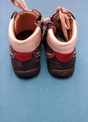 Кожаные анатомические ботиночки для малыша на 1 год р.204 фото