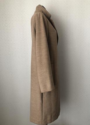 Стильное тонкое бежевое пальто от h&amp;m, размер 40, укр 44-46-484 фото
