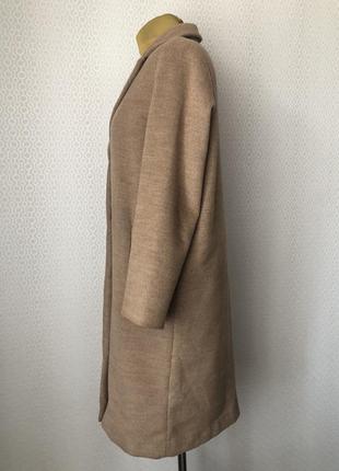 Стильное тонкое бежевое пальто от h&amp;m, размер 40, укр 44-46-483 фото