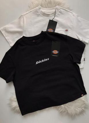 Футболка dickies, кроп топ dickies, топ dickies, укороченная футболка dickies