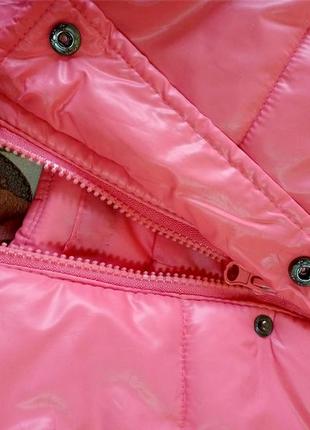 Курточка лососевого цвета6 фото