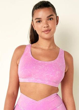 Топ/бюстгальтер loungin' cotton scoop. pink. victoria's secret. оригінал 🇺🇸