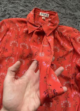 Celine 100% шовк рідкісний архівний костюм блузка сорочка + спідниця від преміум бренду9 фото