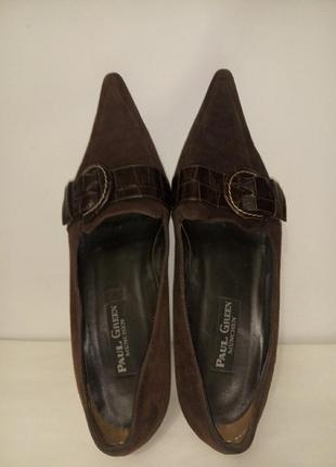 100%замша 23 стелька туфли балетки австрия