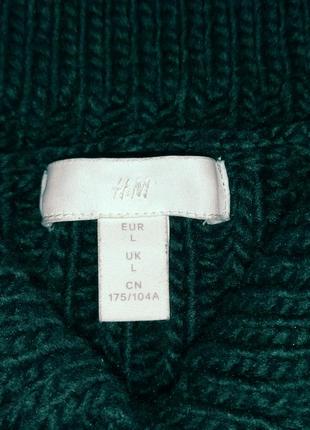 Трендовый тёплый свитер h&m светр джемпер поло8 фото