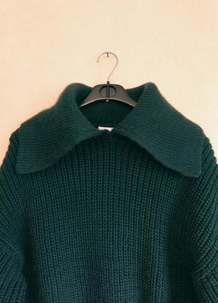 Трендовый тёплый свитер h&m светр джемпер поло4 фото
