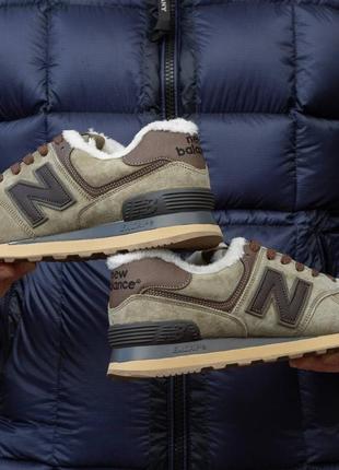 Зимние кроссовки new balance 5744 фото