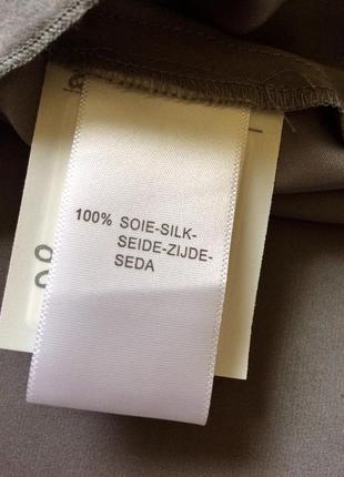 Cyrillus оригинал, шелковая юбка с воланами, шелковая юбка франция5 фото