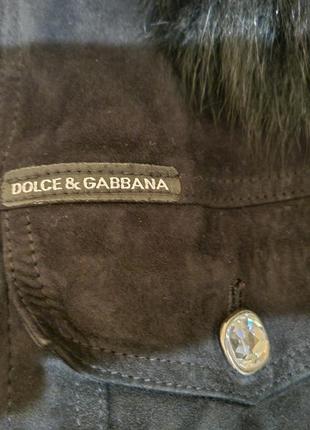 Натуральна куртка dolce&gabbana3 фото