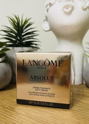 Оригинальный восстанавливающий осветляющий крем для лица lancome absolue regenerating brightening soft cream оригинал предустановочный крем1 фото