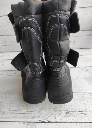 Теплые зимние непромокаемые сапоги чоботи с валенком bluewear 36-37р4 фото