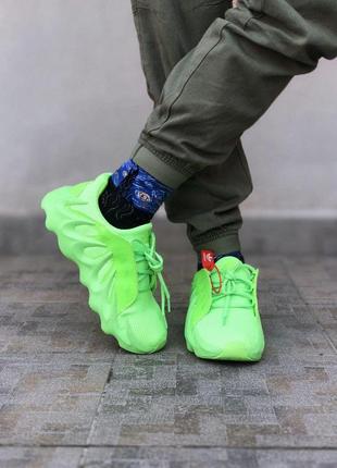 Кросівки чоловічі осінь adidas yeezy boost 451 green
