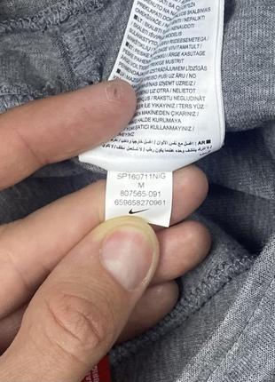 Nike штаны 10-12 yrs 137-146 см techflis на манжете серые оригинал5 фото