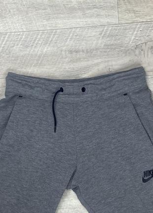 Nike штаны 10-12 yrs 137-146 см techflis на манжете серые оригинал2 фото