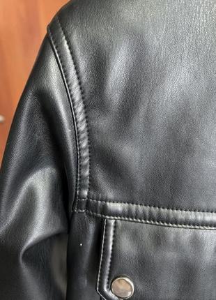 Курточка пиджак рубашка экокожа5 фото