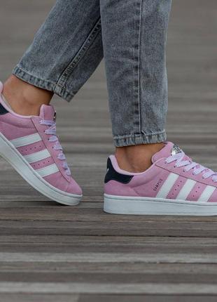 Adidas campus pink кроссовки5 фото