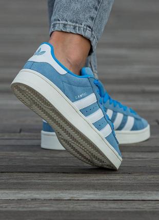 Adidas campus blue кроссовки3 фото