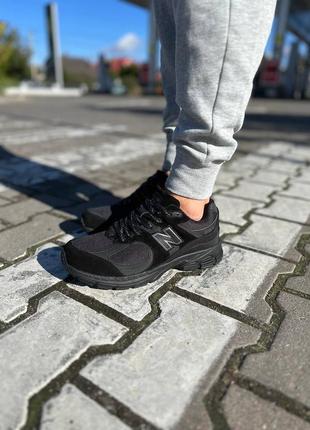 New balance 2002r black winter fur