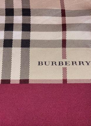 Шовкова хустка burberry2 фото