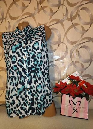 Крута блуза-сорочка в леопардовий принт від бренда george