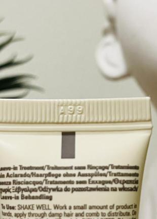 Оригинальный несмываемый кондиционер уход для поврежденных волос aveda damage remedy...