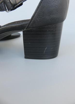 Женские черные босоножки .  26,7 см5 фото