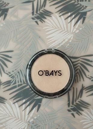 #розвантажую 🌸хайлайтер пудровий для обличчя o’bays luminizer highlighter 01 слонова кістка5 фото