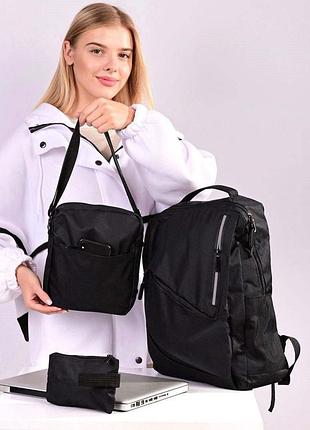 Рюкзак bbag 3 в 1 чорного кольору