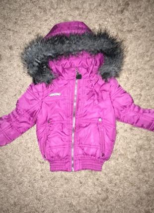 Демисезонная куртка для девочки 1,5-2 года2 фото
