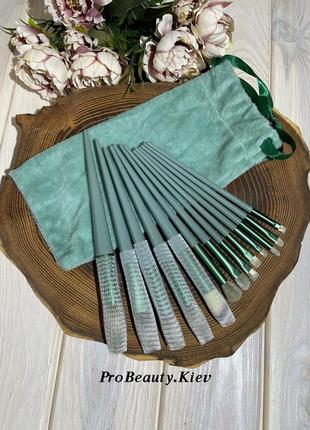 Краща ціна! 13 шт кисті пензлі для макіяжу в мішечку набір кисти для макияжа набор probeauty5 фото