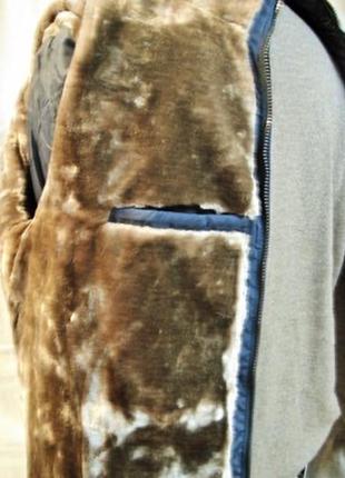 Куртка чоловіча на хутрі max & ht, 60-62 розмір4 фото
