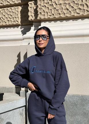 Спортивный костюм champion в стиле oversized не кашлатится3 фото