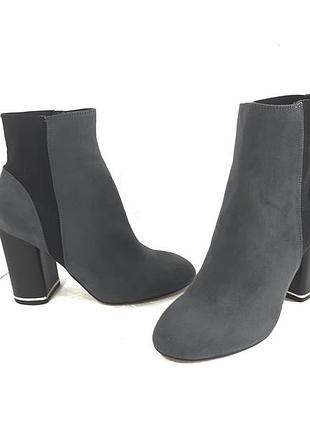 Эффектные ботильоны от "river island", р 36-37